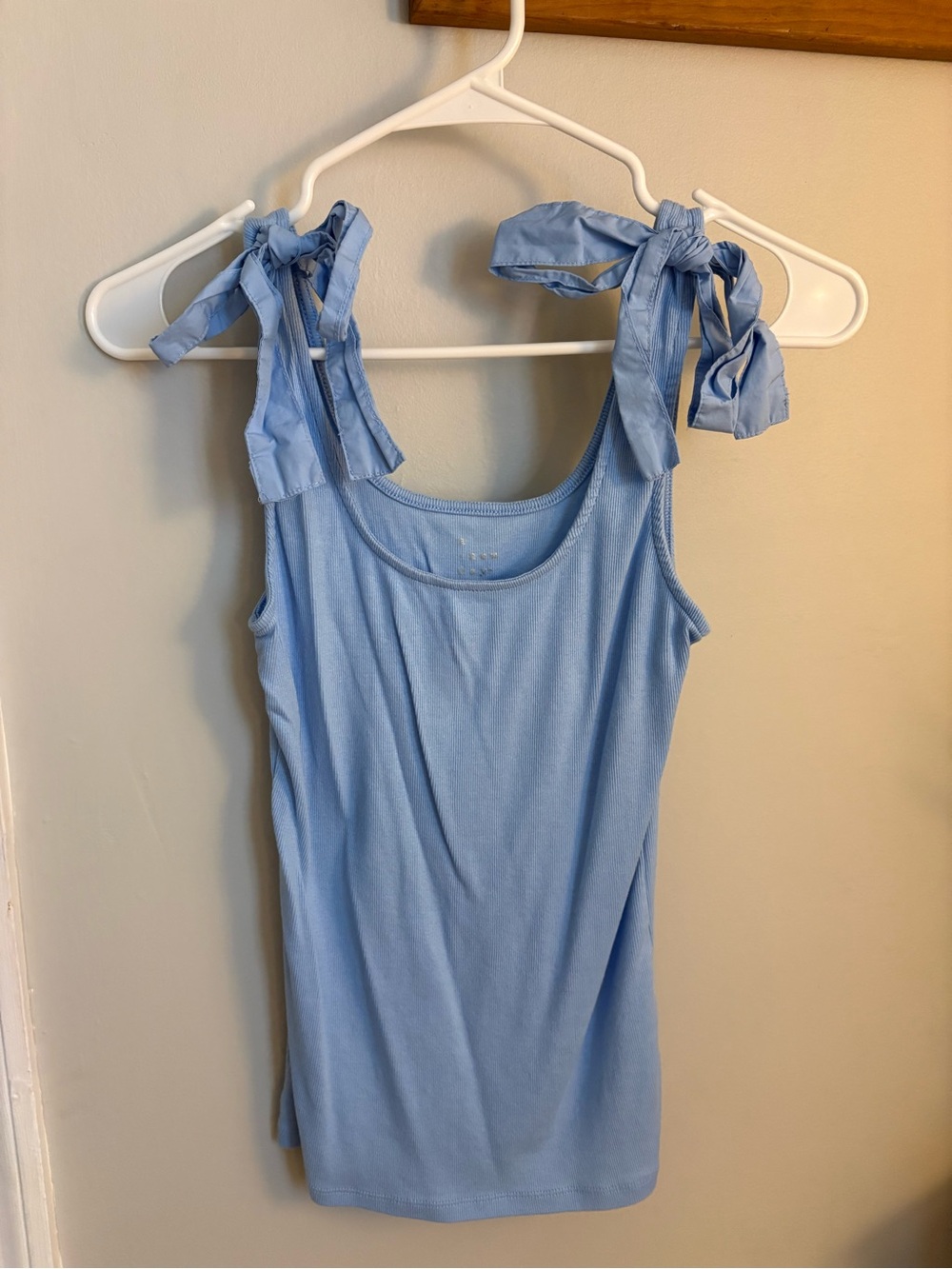 a new day Light Blue Tie-Strap Tank Top